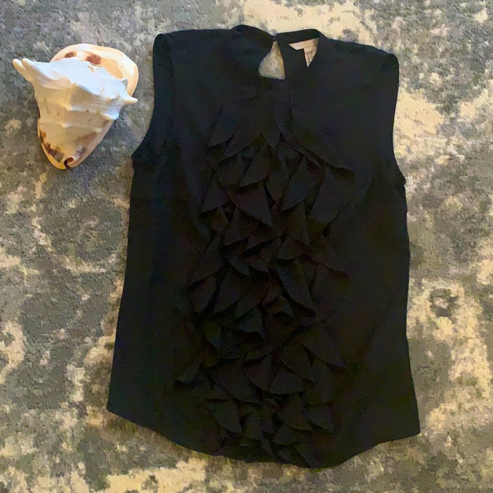 Black Sleeveless Blouse